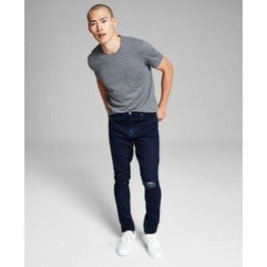 And Now This Men's jeans, NWT,blue, Distressed Skinny-Fit Stretch, Size 32x32